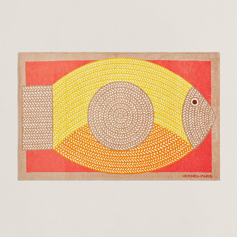 Poisson Natte beach towel | Hermès Singapore